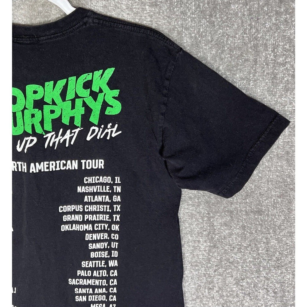The Dropkick Murphys TURN UP THAT DIAL 2021 Graphic Tour T-Shirt Mens Sz Medium - Picture 9 of 14